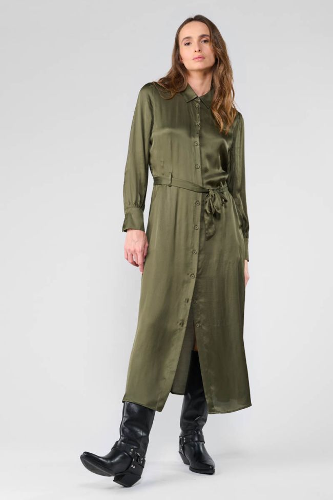 Langes kleid Sera in grün