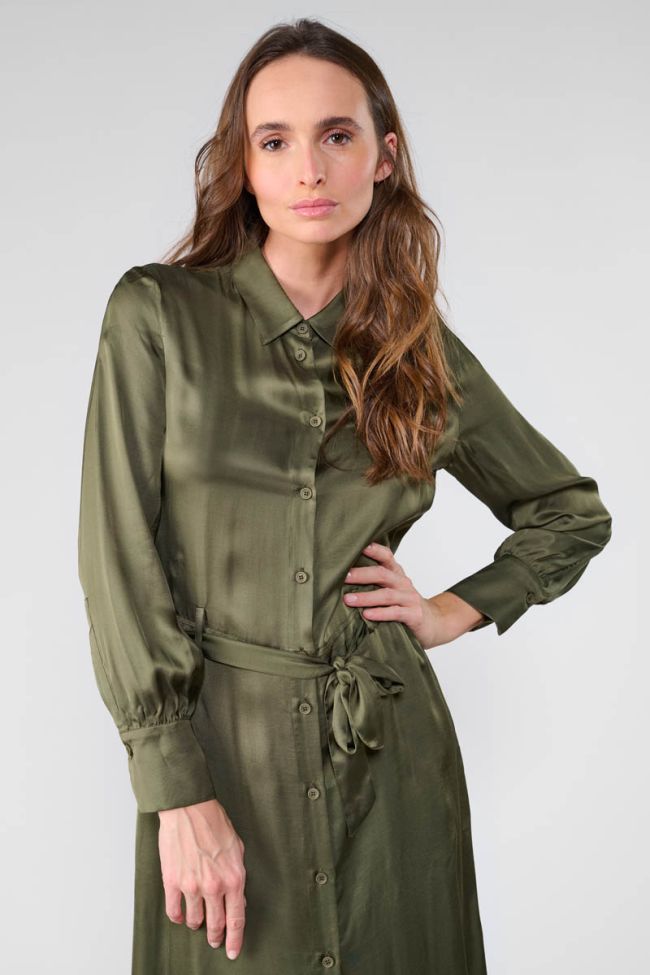 Langes kleid Sera in grün