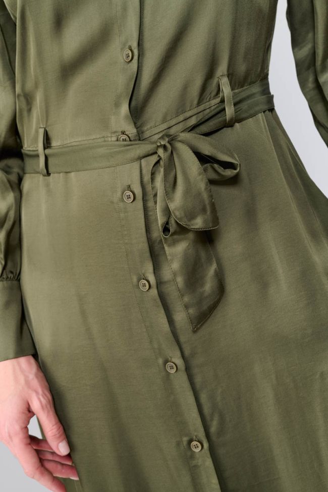 Langes kleid Sera in grün