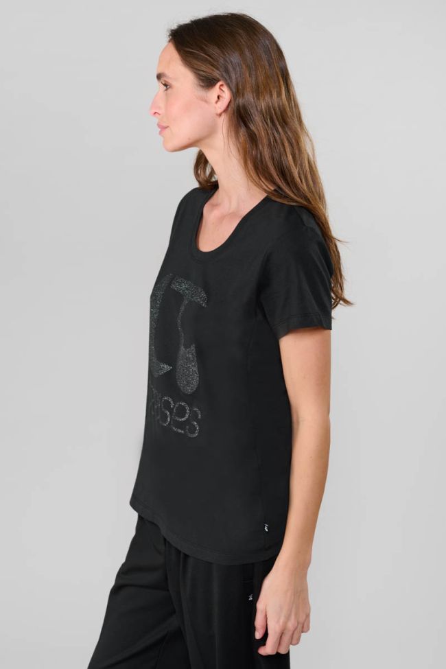 T-shirt Taolo in schwarz