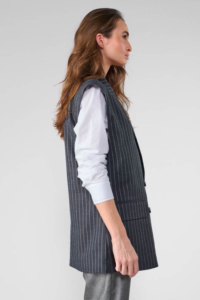 Ärmellose Blazerjacke Tillin grau