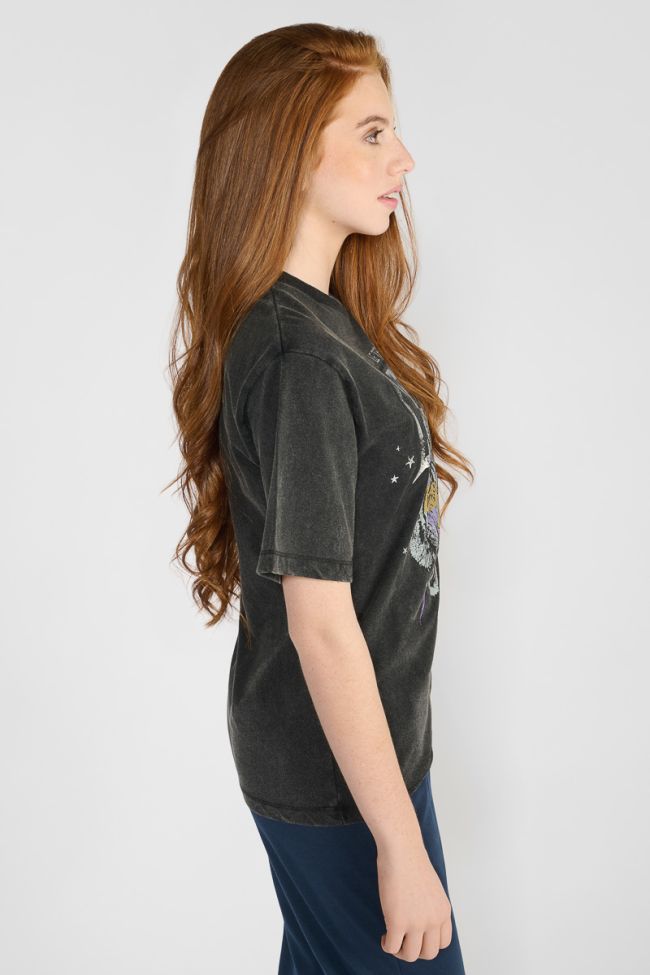 T-shirt Abbigi in schwarz