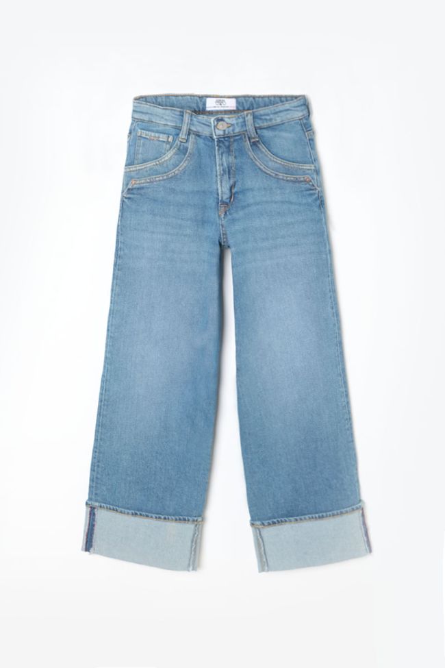 Jeans regular wide-leg Caster high waist blau Nr.4
