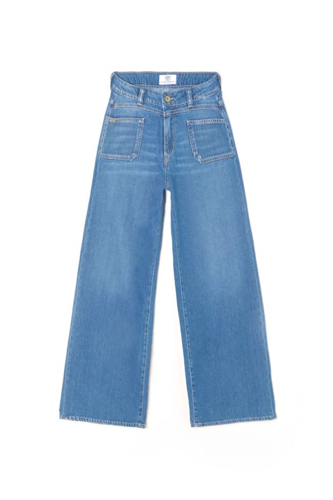 Jeans flare Queen high waist blau Nr.4