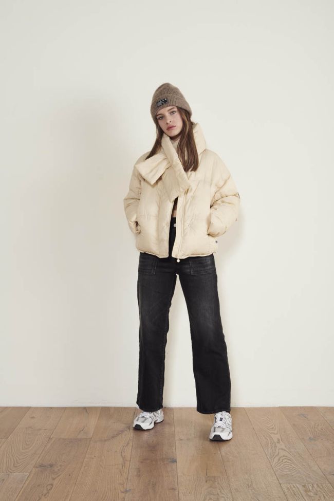 Jeans regular wide-leg Twin high waist schwarz Nr.1