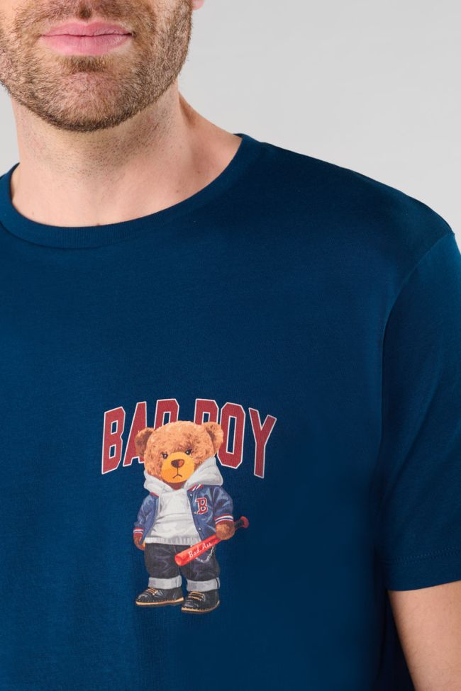 T-shirt Kenta in schwarz