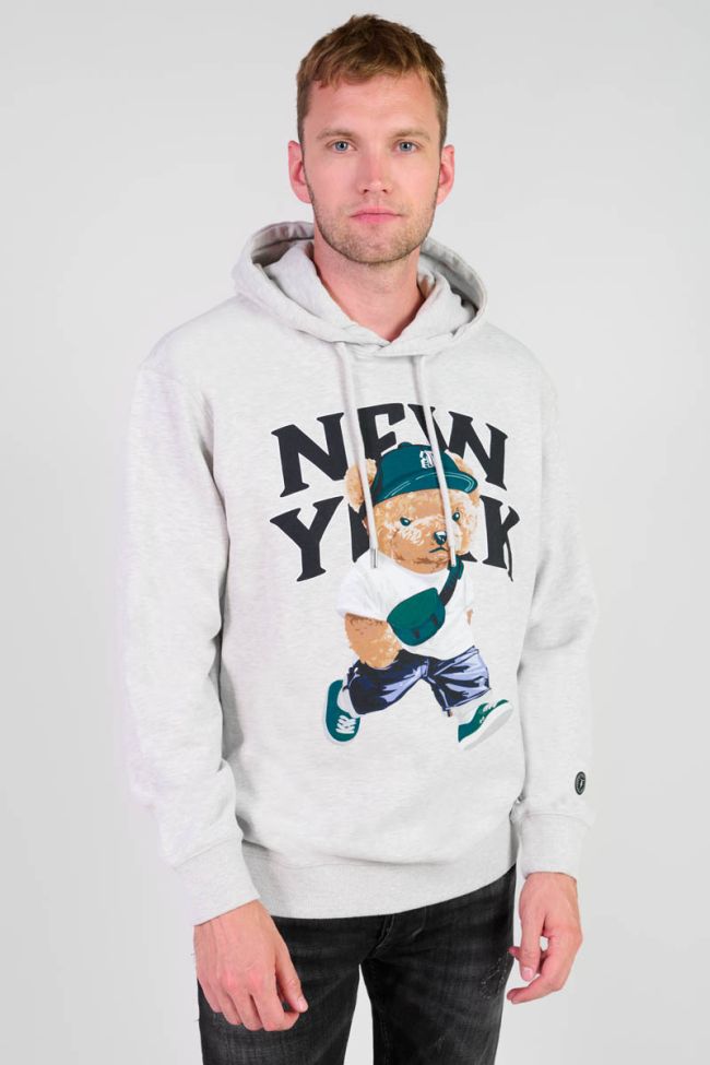 Kapuzen-sweatshirt Lam in grau