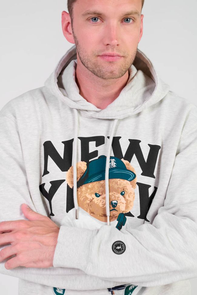 Kapuzen-sweatshirt Lam in grau