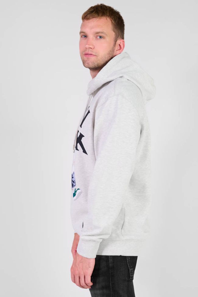 Kapuzen-sweatshirt Lam in grau