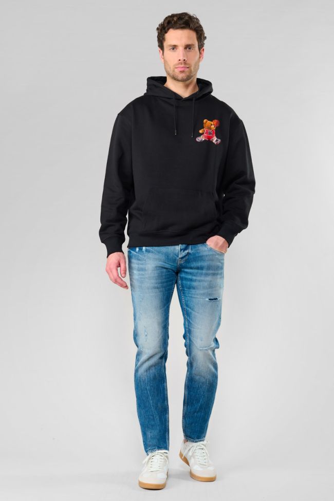 Kapuzen-sweatshirt Loro in schwarz