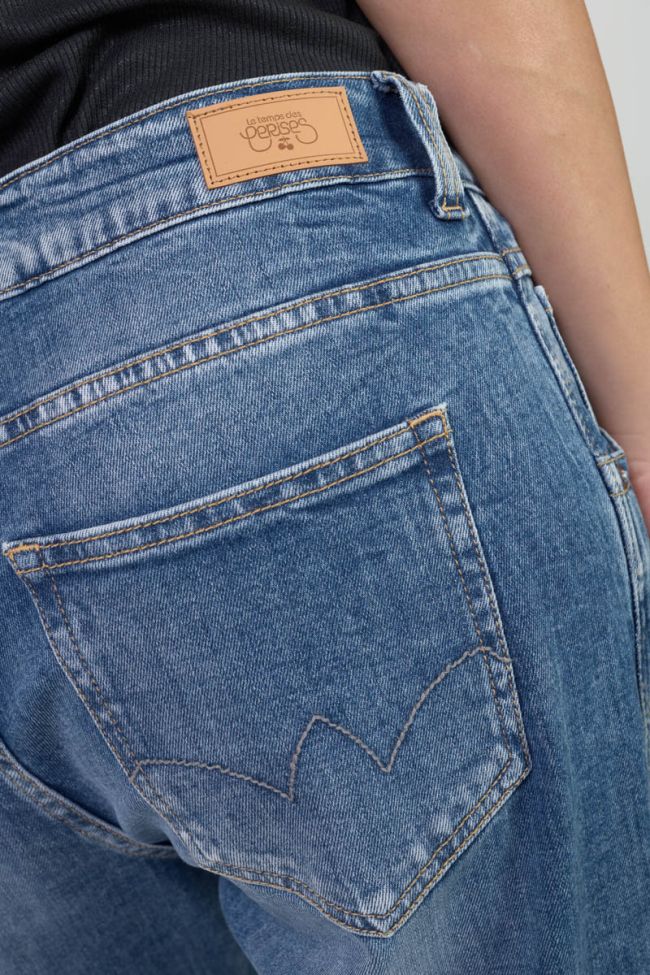 Jeans 400/60 girlfriend Jama high waist 7/8 blau Nr.4