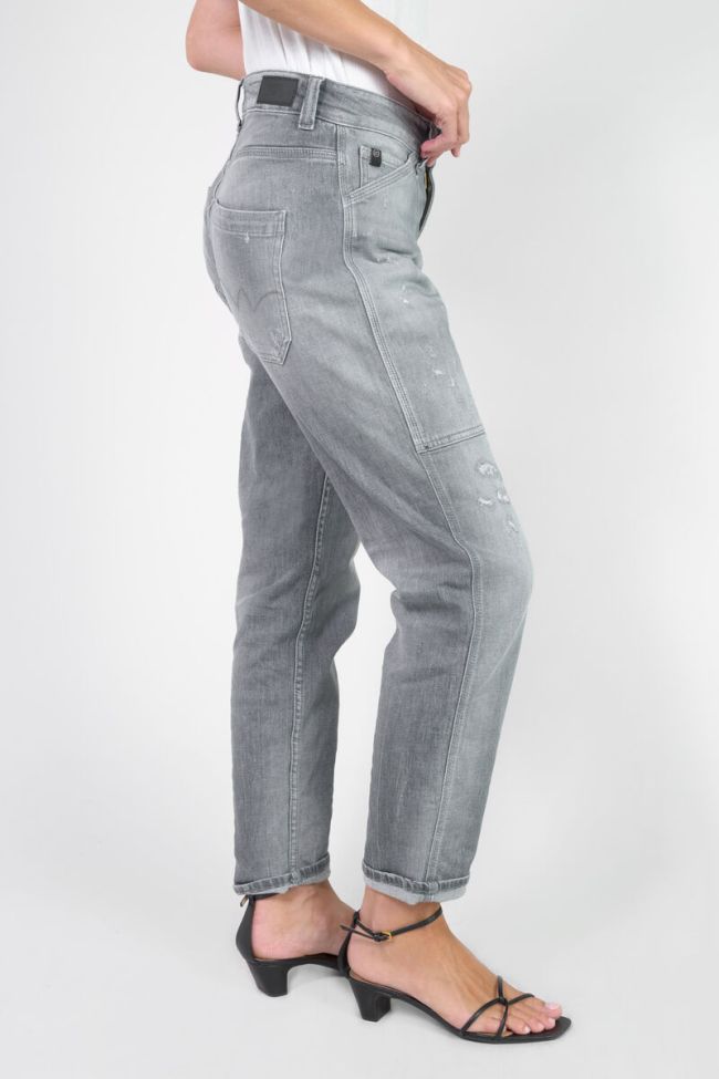 Jeans 400/60 girlfriend Union high waist destroy grau Nr.3