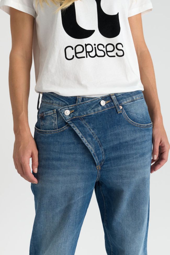 Jeans loose Cosy 7/8 blau Nr.4