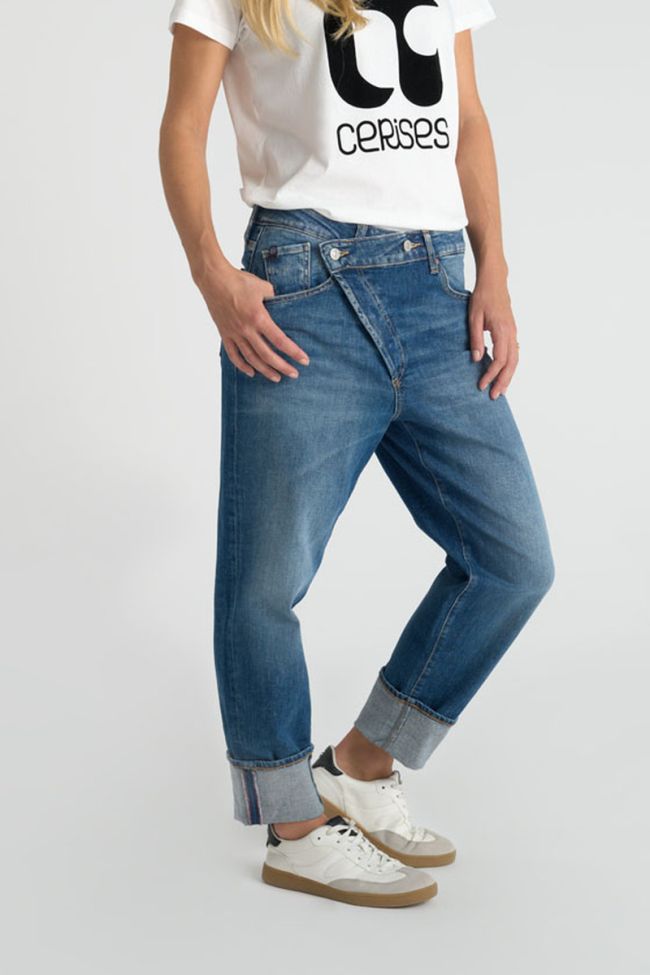 Jeans loose Cosy 7/8 blau Nr.4