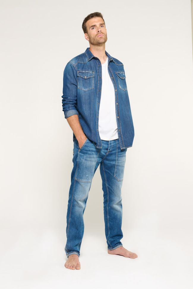 Jeans loose Work destroy blau Nr.3