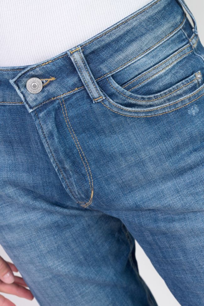 Jeans 400/17 mom Binh high waist 7/8 destroy blau Nr.3