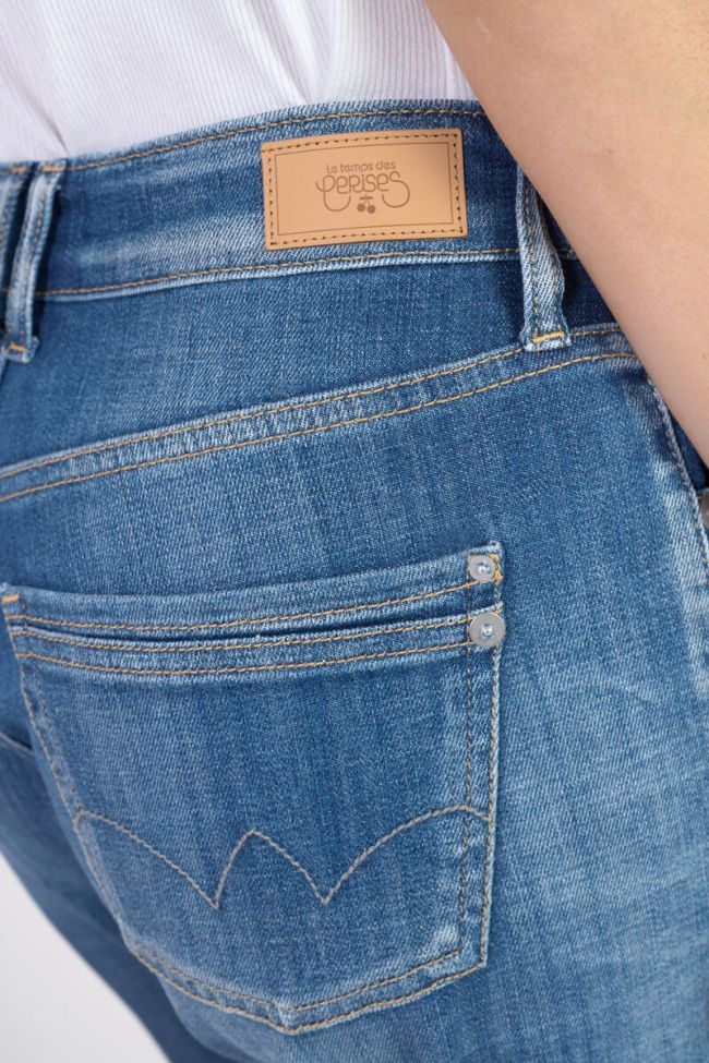 Jeans 400/17 mom Binh high waist 7/8 destroy blau Nr.3