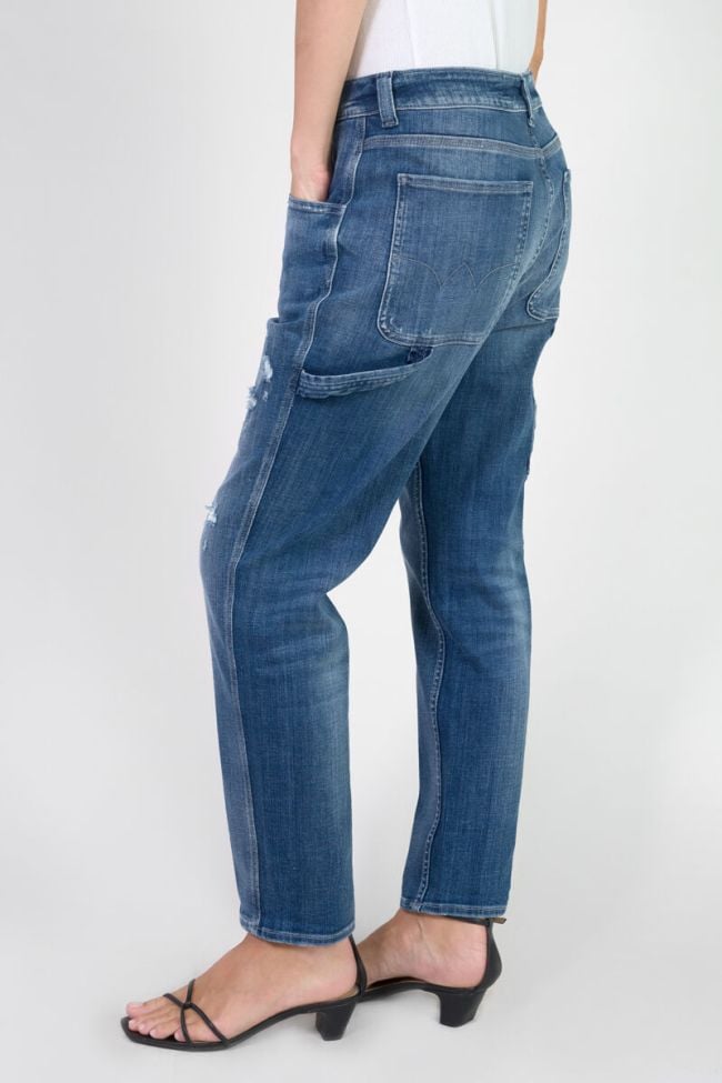 Jeans 400/60 girlfriend Vecta high waist destroy blau Nr.3