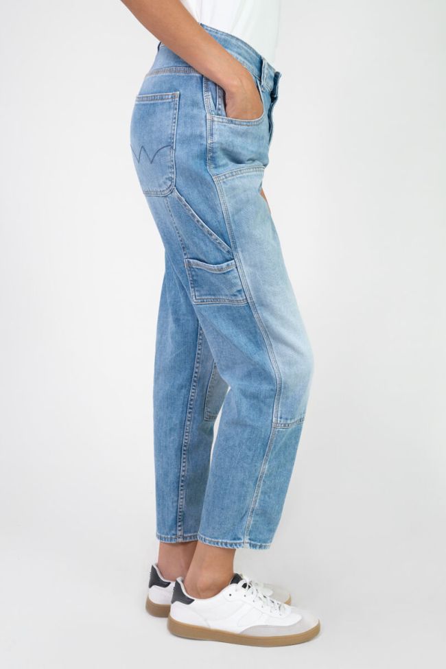 Jeans 400/60 girlfriend Work high waist blau Nr.4