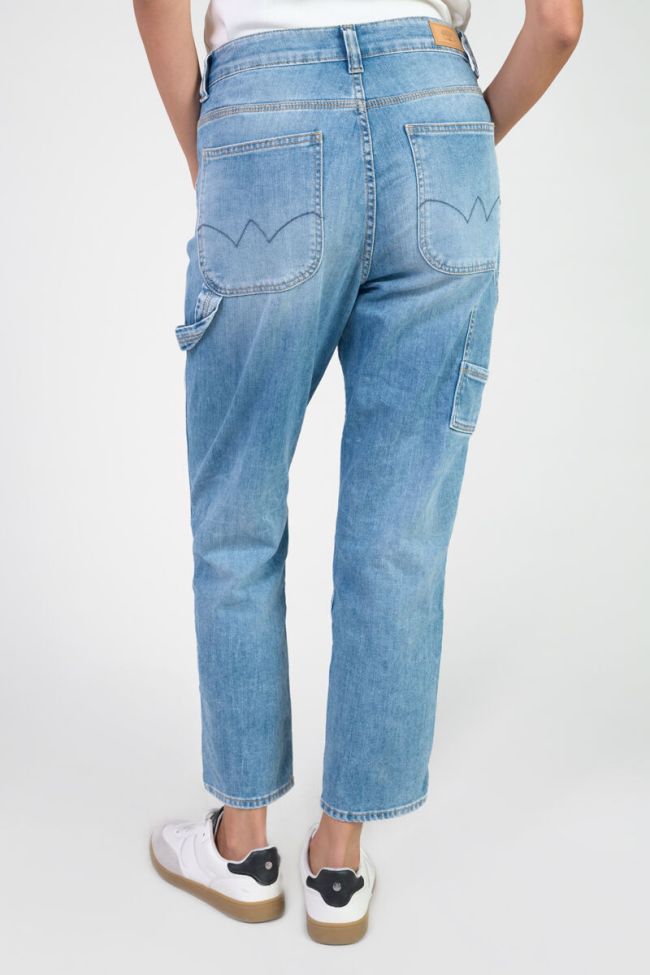 Jeans 400/60 girlfriend Work high waist blau Nr.4