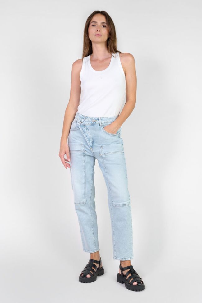 Jeans boyfit Cosy pocket 7/8 blau Nr.5