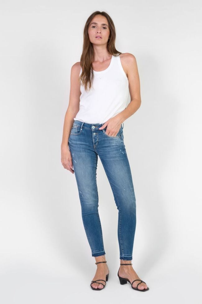 Jeans pulp slim Dionne 7/8 destroy blau Nr.3