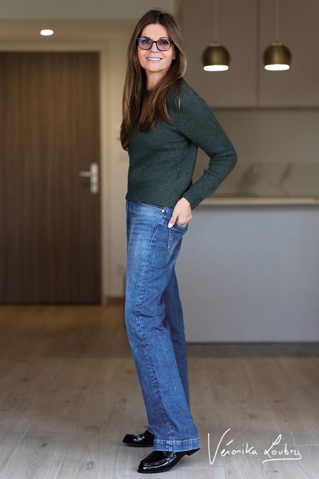 Irina wide leg by Véronika Loubry high-waisted jeans blau Nr.3