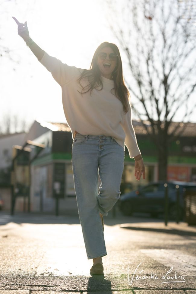 James 400/60 girlfriend by Véronika Loubry high-waisted jeans blau Nr.5