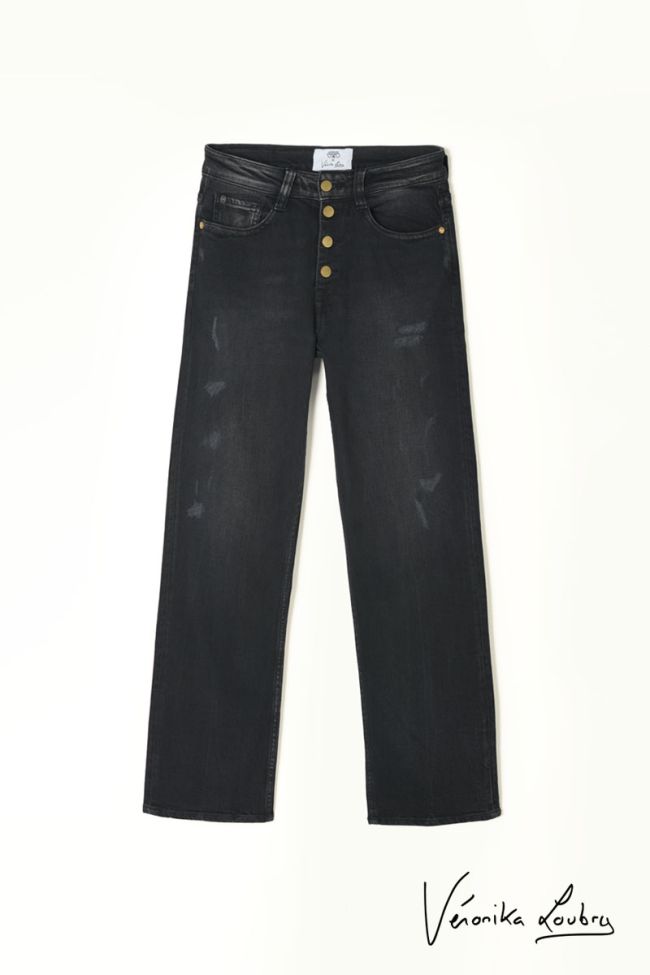 James 400/60 girlfriend by Véronika Loubry high-waisted jeans scharwz 