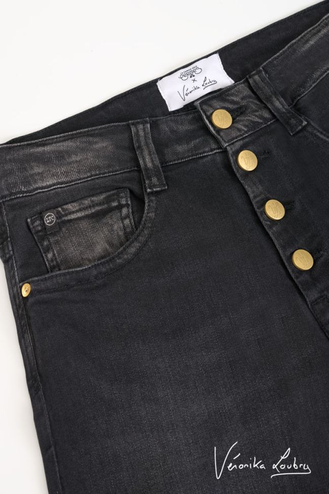 James 400/60 girlfriend by Véronika Loubry Jeans High Waist schwarz.