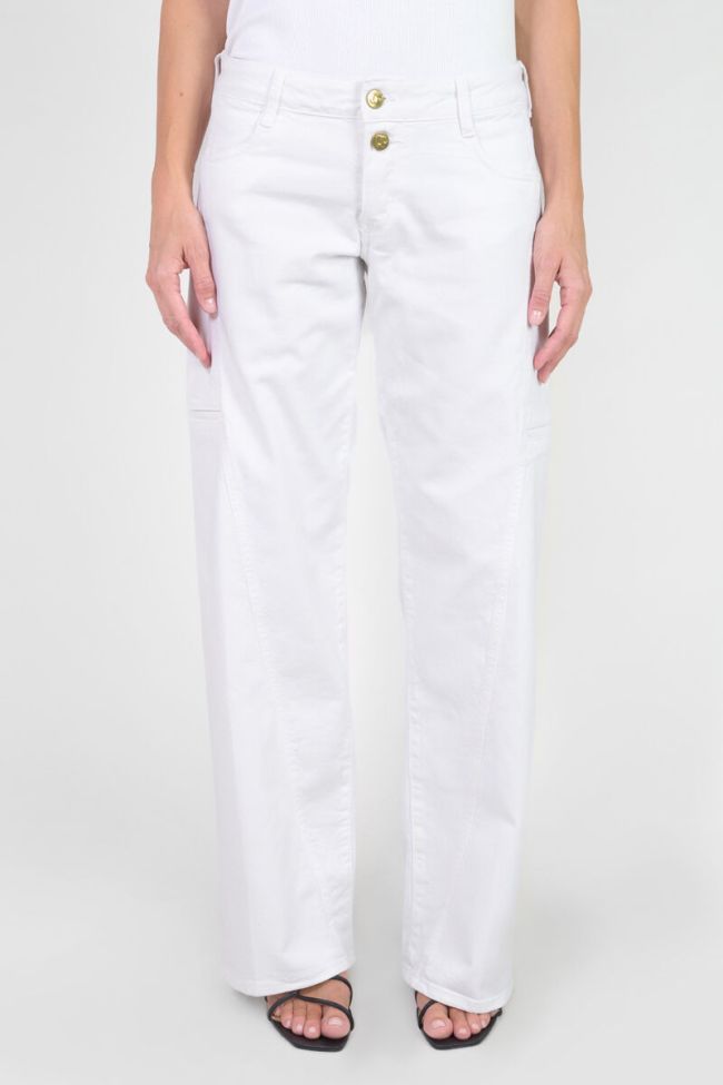 Jeans wide leg Lauryn Weiß