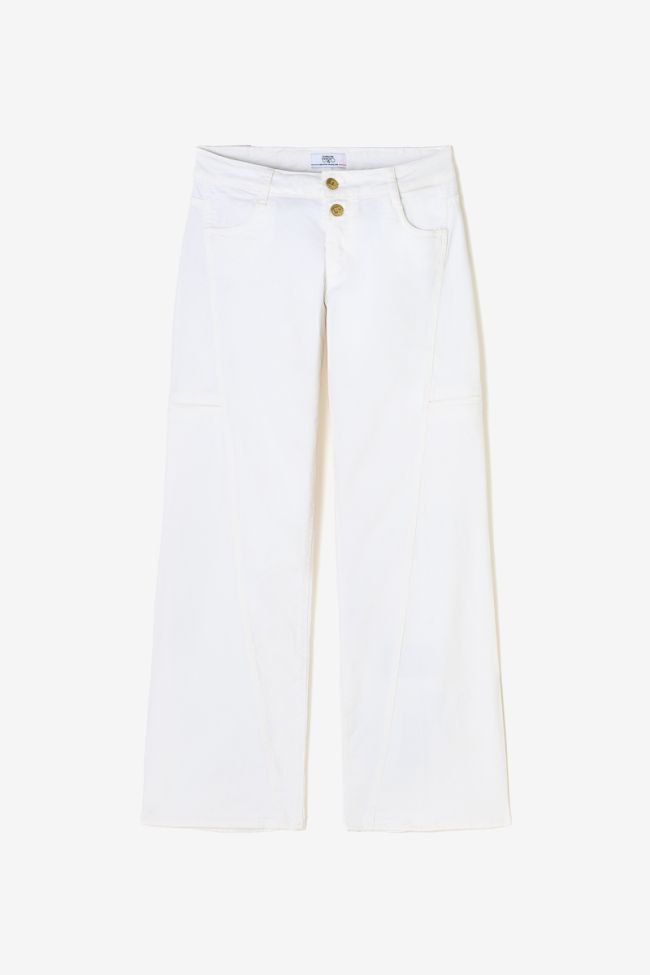 Jeans wide leg Lauryn Weiß
