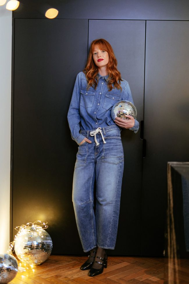 Jeans balloon Madie blau N°4