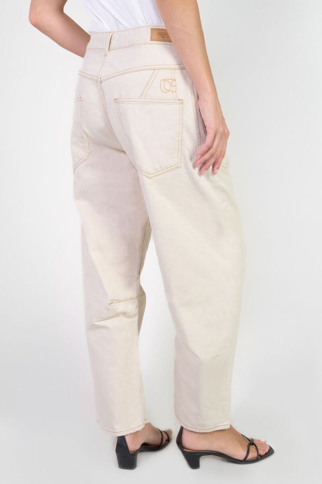 Jeans balloon Madie High Waist ecru
