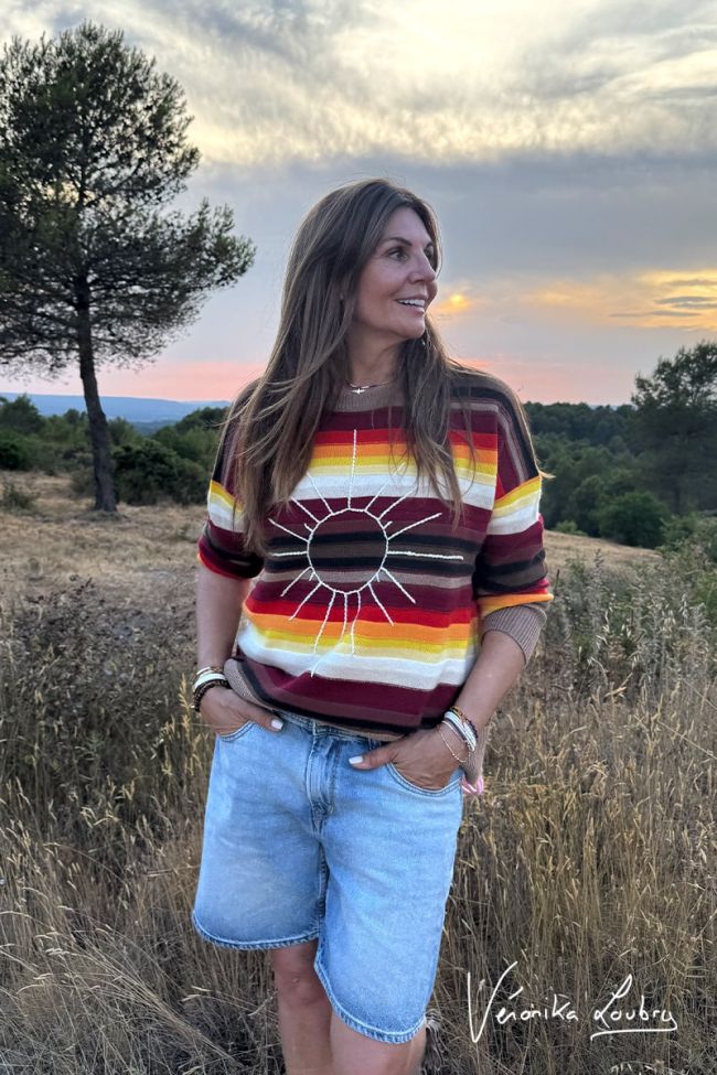 Natalia Bermuda aus hellblauem Jeansstoff by Véronika Loubry