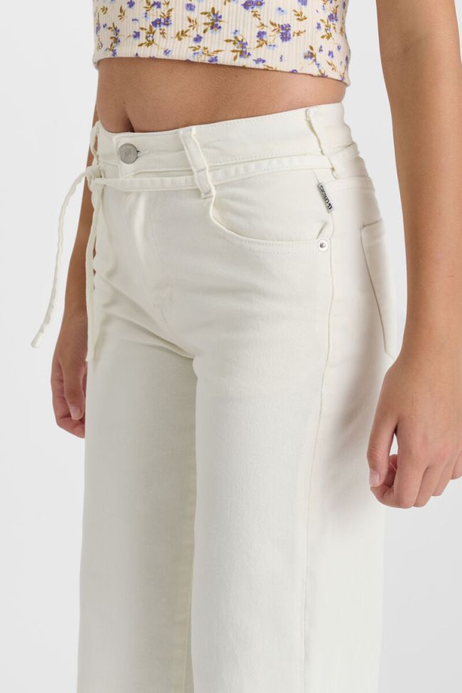 Jeans Alexgi wide leg high waist weiß