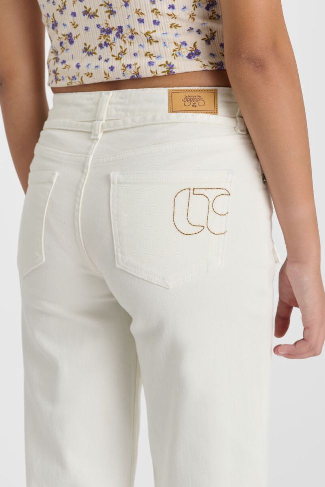 Jeans Alexgi wide leg high waist weiß