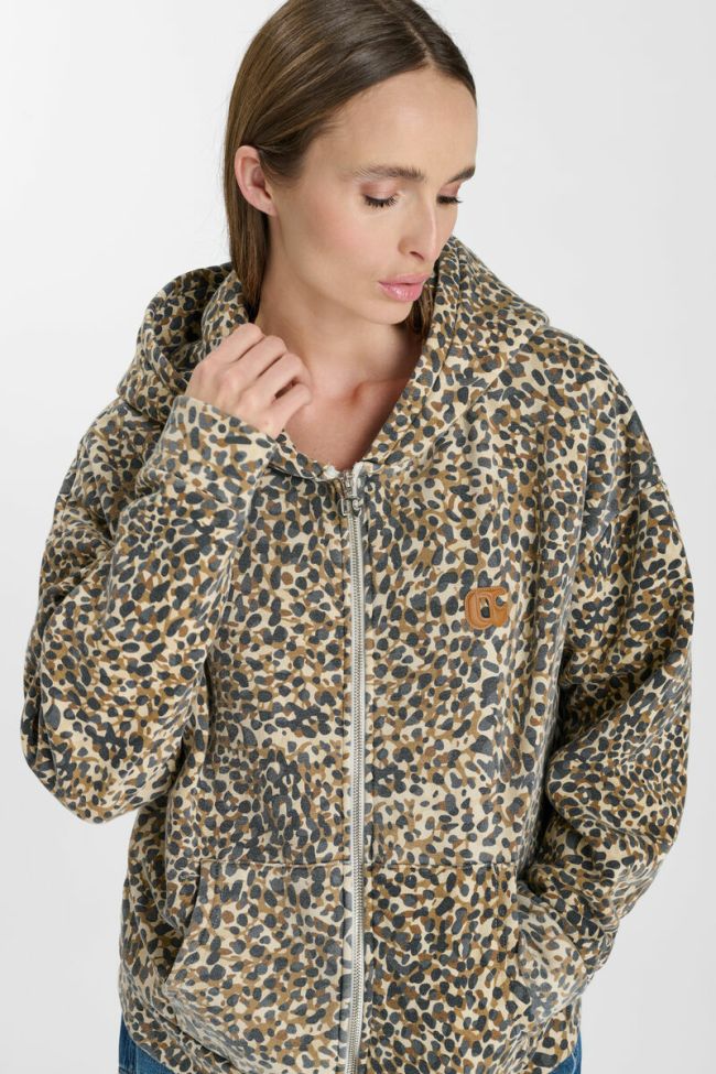 Kapuzen-sweatshirt Pamela in braun