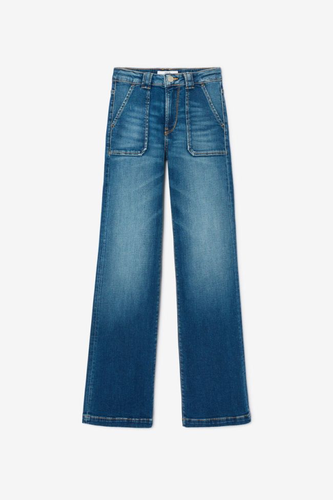 Flared Jeans mit High Waist blau Nr. 3