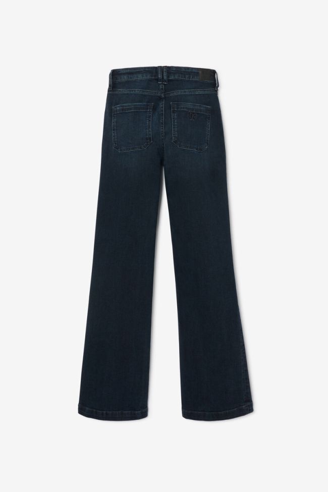 Jeans Flare Pocket High Waist blau-schwarz Nr. 1