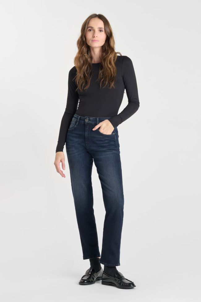 Jeans 400/17 mom high waist 7/8 blau-schwarz Nr.1