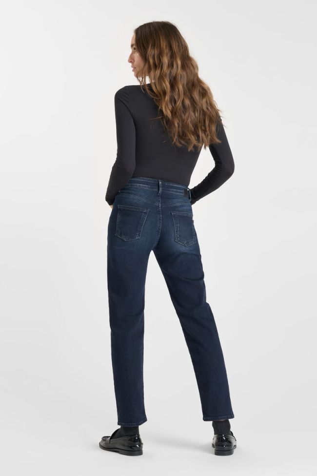 Jeans 400/17 mom high waist 7/8 blau-schwarz Nr.1