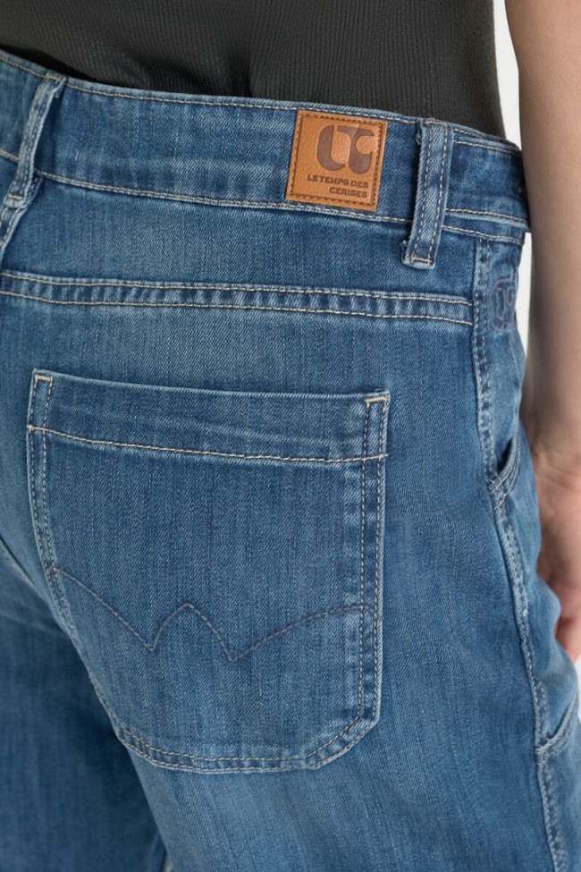 Jeans 400/60 girlfriend Elia high waist blau Nr.1