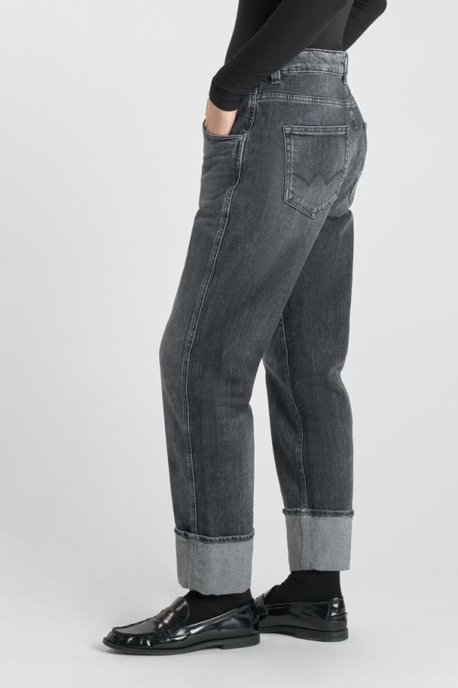 Jeans 400/60 girlfriend Jama high waist grau Nr.1