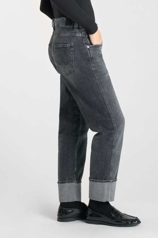 Jeans 400/60 girlfriend Jama high waist grau Nr.1