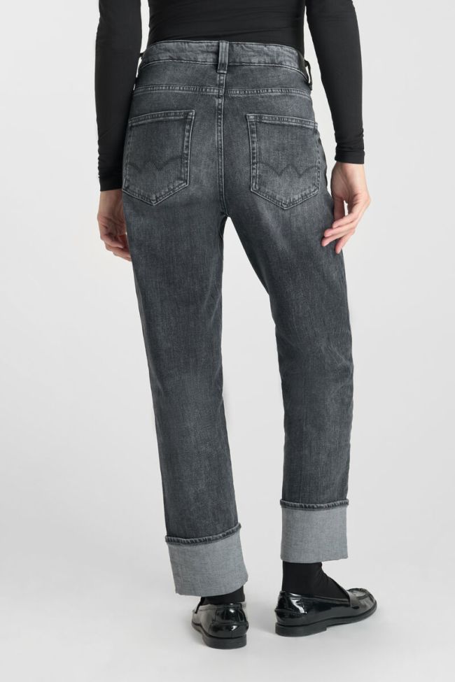 Jeans 400/60 girlfriend Jama high waist grau Nr.1