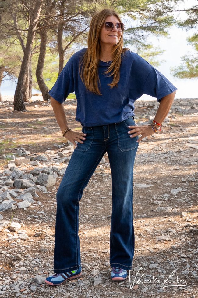 Constance Flare von Véronika Loubry Blaue Jeans Nr.2
