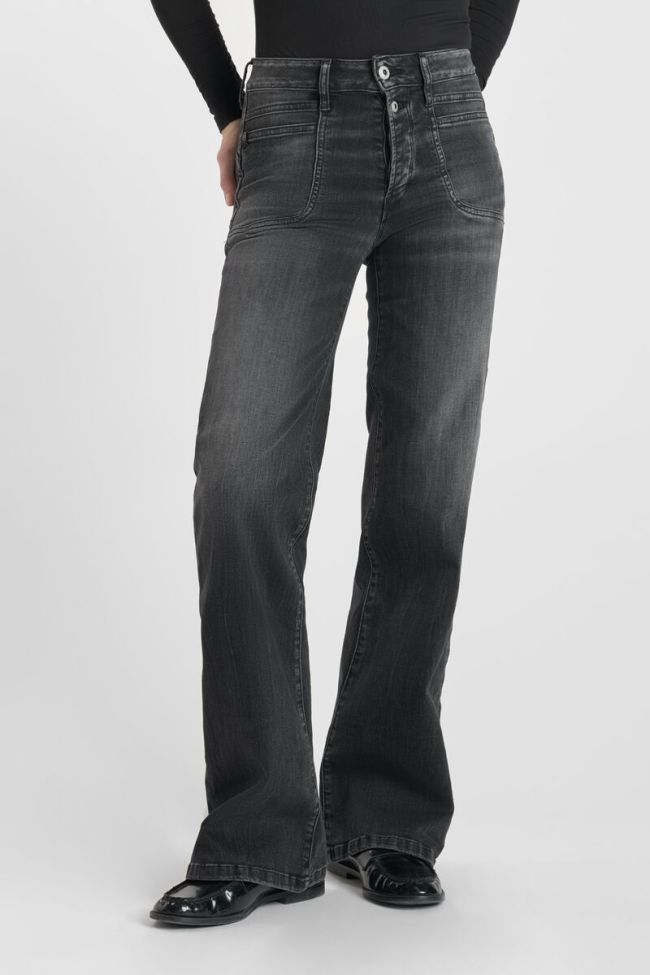 Jeans pulp flare Hooks high waist schwarz Nr.1