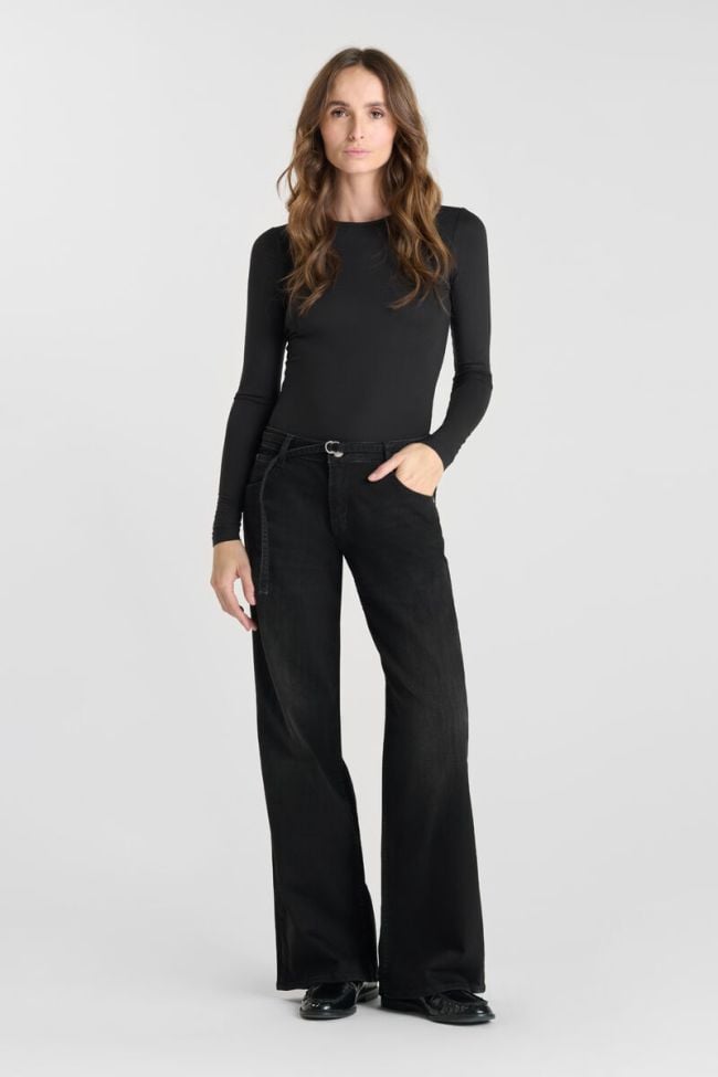 Jeans wide leg Lauryn jab schwarz Nr.1