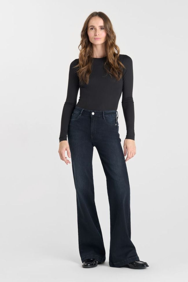 Jeans pulp flare Matti high waist blau-schwarz Nr.1